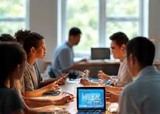 Virtual classroom with mobile devices