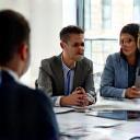 Consultation meeting with client